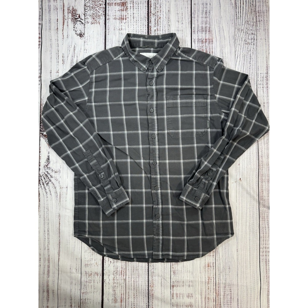 Columbia Sportswear Men's Button Down Shirt Plaid Size M Long Sleeve Outdoor